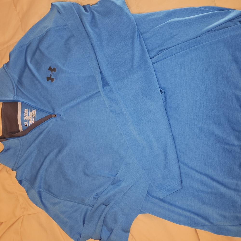 Under Armour Blue Quarter-Zip Pullover